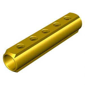 Verteiler 1"- 5 Ausgänge - 1/2" - Messing