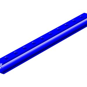 Verteiler 3/4"- 10 Ausgänge - 1/4" - blau