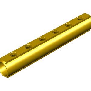 Verteiler 1 1/4"- 6 Ausgänge - 1/2" - Messing