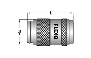 Blindkupplung 13mm